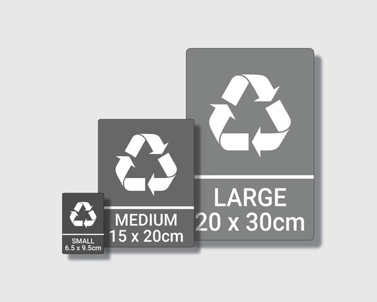 Recycling Sticker - Asbestos (WRAP Compliant) - RW024