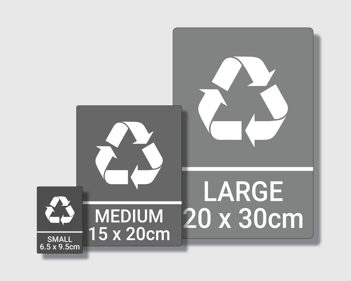 Recycling Sticker - Dry Mixed Recycling (WRAP Compliant) - RW027