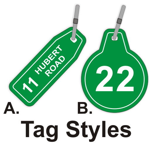 Recycling Bag Labels - Plastic Tag