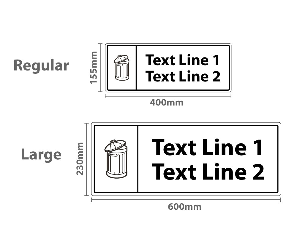 Industrial Bin Labels - Printed