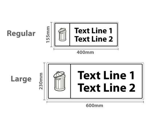 Industrial Bin Labels - Printed