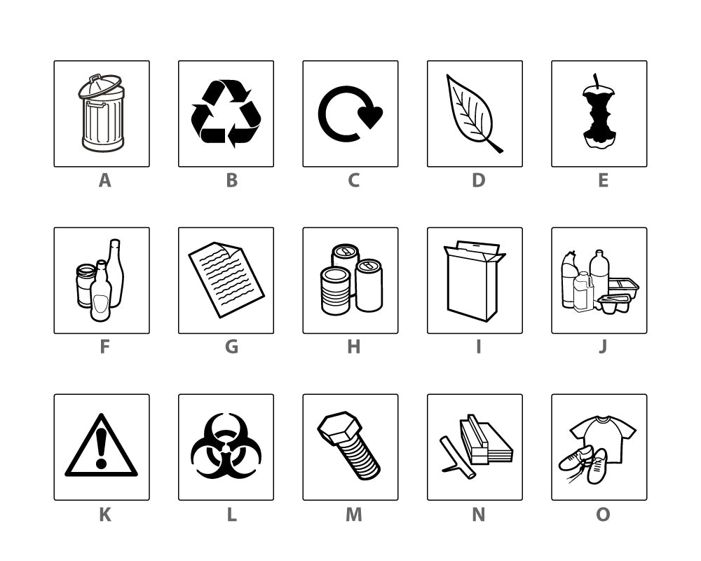 Industrial Bin Labels - Printed