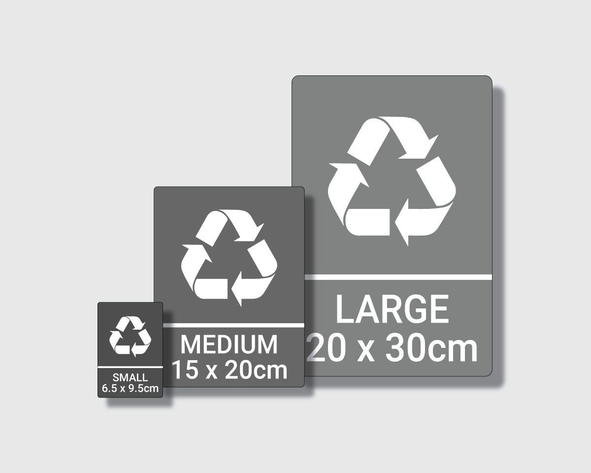 Recycling Sticker - Clothes (WRAP Compliant) - RW031