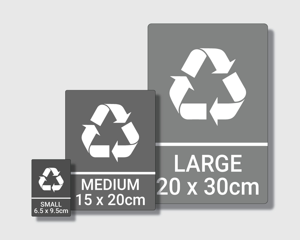 Recycling Sticker - General Waste (WRAP Compliant) - RW028