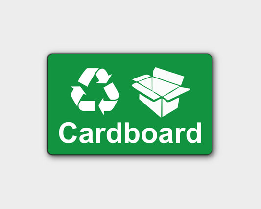 Recycling Sticker - Cardboard