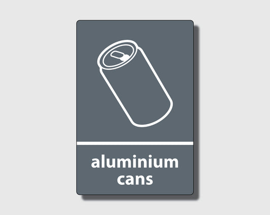 Recycling Sticker - Aluminium Cans (WRAP Compliant) - RW013