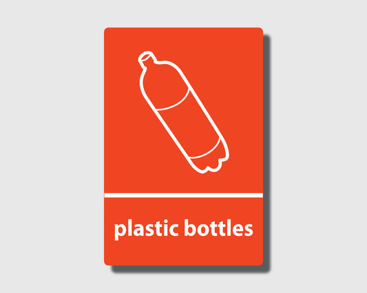 Recycling Sticker - Plastic Bottles (WRAP Compliant) - RW015