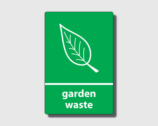 Recycling Sticker - Garden Glass (WRAP Compliant) - RW016