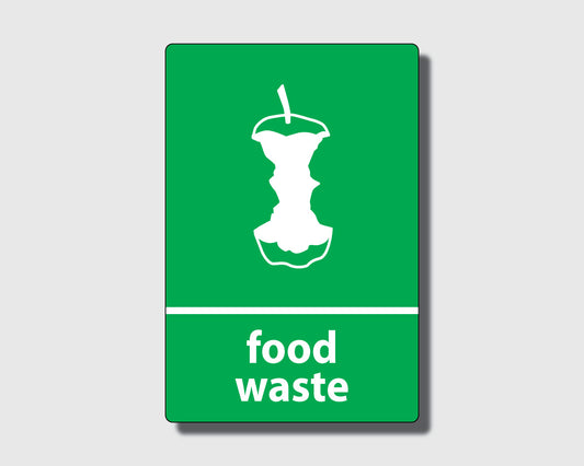 Recycling Sticker - Food Waste (WRAP Compliant) - RW018
