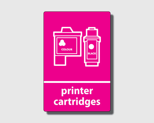 Recycling Sticker - Printer Cartridges (WRAP Compliant) - RW025