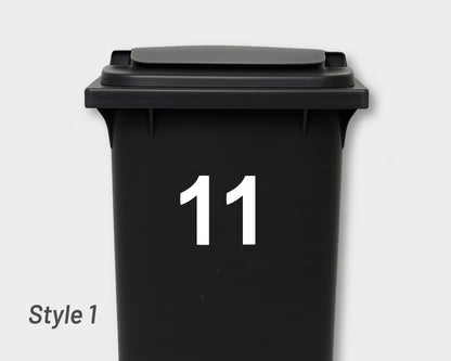 Bin Number Label