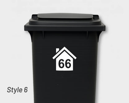 Bin Number Label